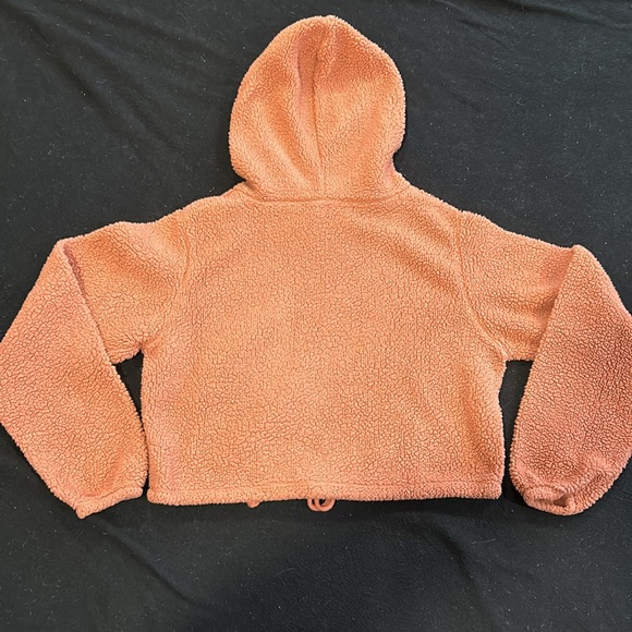 Wild Fable Cropped Coral Hoodie - Picture 2 of 6